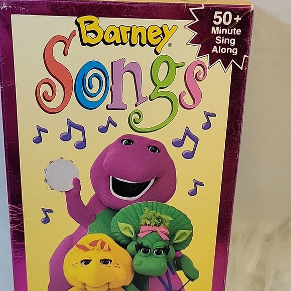 BARNEY AND Friends Songs VHS 1995 Rare Vintage Collectible 50+ Songs - Picture 2 of 7